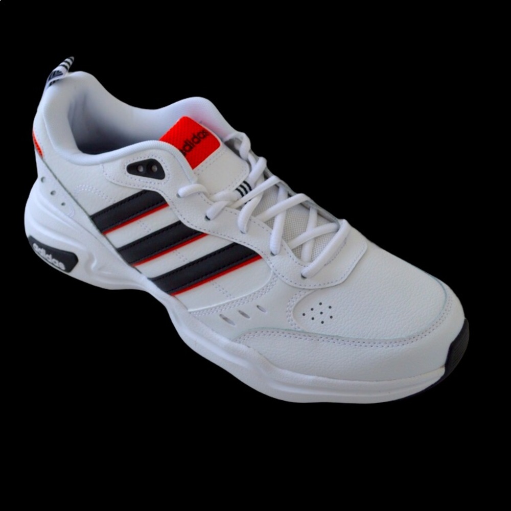 Adidas strutter leather white sneaker shoes men nw - Picture 2 of 14